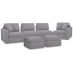 Modmax 4-Piece Sectional and 2 Ottomans