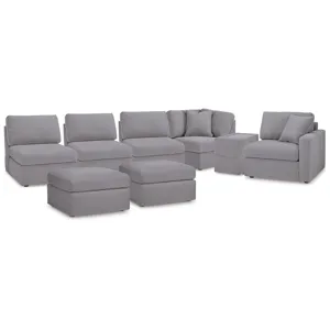 Modmax 6-Piece Sectional and 2 Ottomans