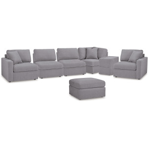 Modmax 6-Piece Sectional and Ottoman