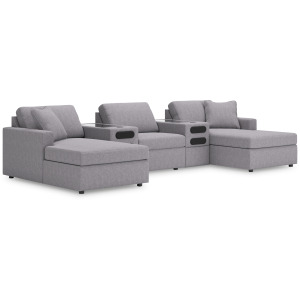 Modmax 5-Piece Sectional with Chaise and Audio Console