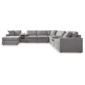 Modmax 8-Piece Sectional with Storage Chaise and Audio Consoles