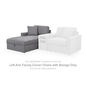 Modmax Left-Arm Facing Corner Chaise with Storage