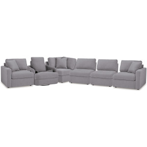 Modmax 5-Piece Sectional and Swivel Glider Recliner