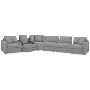 Modmax 5-Piece Sectional and Swivel Glider Recliner
