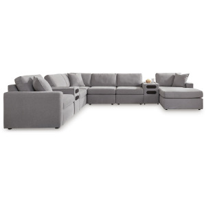 Modmax 8-Piece Sectional with Storage Chaise and Audio Consoles