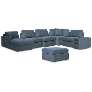 Modmax 6-Piece Sectional with Chaise and Ottoman