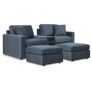 Modmax 3-Piece Sectional and 2 Ottomans