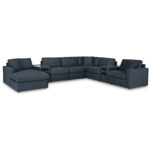 Modmax 8-Piece Sectional with Storage Chaise and Audio Consoles