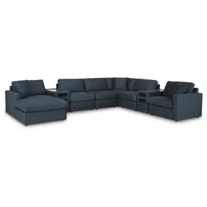 Modmax 8-Piece Sectional with Storage Chaise and Audio Consoles