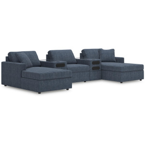 Modmax 5-Piece Double Storage Chaise Sectional with Audio Consoles