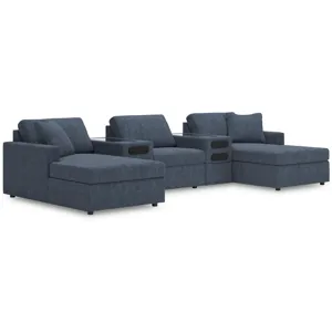 Modmax 5-Piece Double Storage Chaise Sectional with Audio Consoles