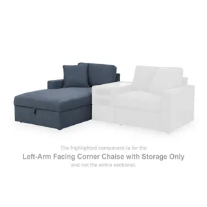 Modmax Left-Arm Facing Corner Chaise with Storage