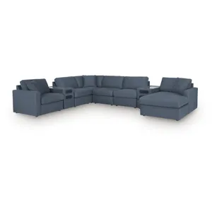 Modmax 8-Piece Sectional with Storage Chaise and Audio Consoles