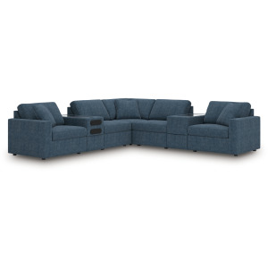 Modmax 7-Piece Balanced Sectional with Audio and Storage Consoles