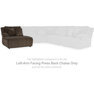 Top Tier Left-Arm Facing Press Back Chaise