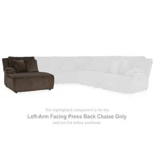 Top Tier Left-Arm Facing Press Back Chaise