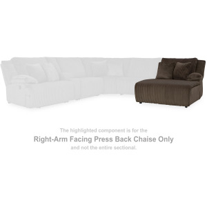 Top Tier Right-Arm Facing Press Back Chaise