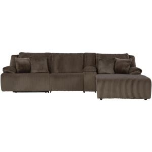 Top Tier 4-Piece Reclining Sectional with Chaise