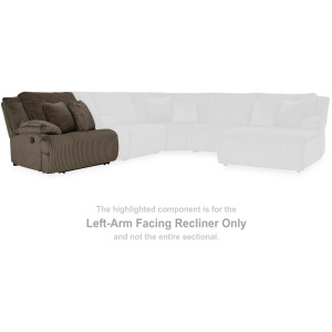 Top Tier Left-Arm Facing Recliner