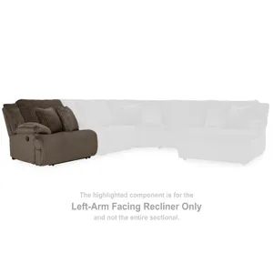 Top Tier Left-Arm Facing Recliner