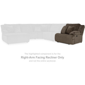 Top Tier Right-Arm Facing Recliner