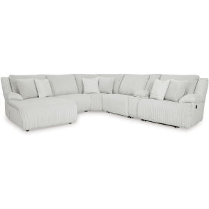 Top Tier 6-Piece Reclining Sectional with Chaise