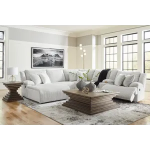 Top Tier 6-Piece Reclining Sectional with Chaise