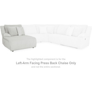 Top Tier Left-Arm Facing Press Back Chaise