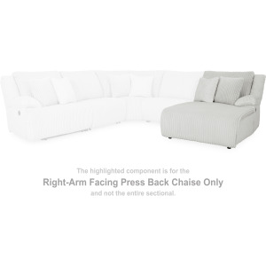 Top Tier Right-Arm Facing Press Back Chaise