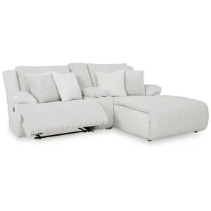 Top Tier 3-Piece Reclining Sectional Sofa with Chaise