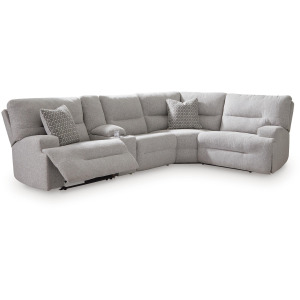 Acklen Place 5-Piece Power Reclining Sectional with Storage Console