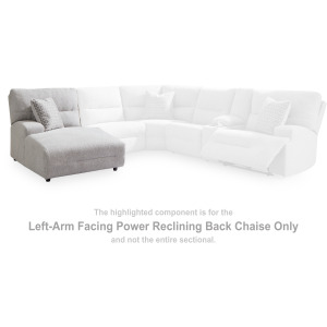 Acklen Place Left-Arm Facing Power Reclining Back Chaise