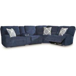 Acklen Place 5-Piece Power Reclining Sectional with Storage Console
