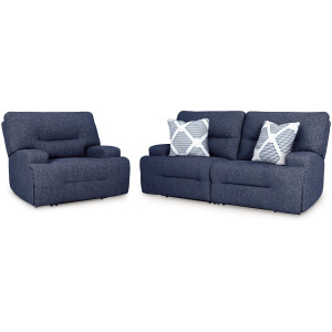 Acklen Place 2-Piece Sectional and Oversized Recliner