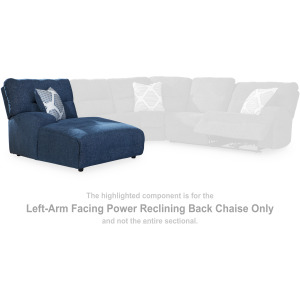 Acklen Place Left-Arm Facing Power Reclining Back Chaise