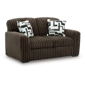 MIDNIGHT-MADNESS CHOCOLATE LOVESEAT