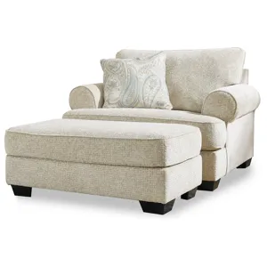 Monaghan Oversized Chair and Ottoman