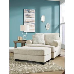 Monaghan Oversized Chair and Ottoman