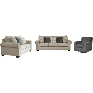 Zarina Sofa, Loveseat and Accent Chair