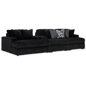 Midnight-Madness Super Chaise and Oversized Chaise