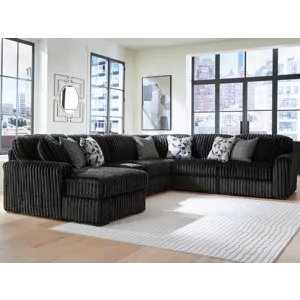 Midnight-Madness 6-Piece Sectional with Chaise