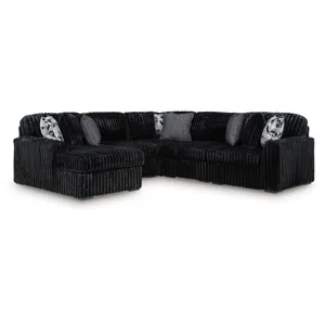 Midnight-Madness 6-Piece Sectional with Chaise