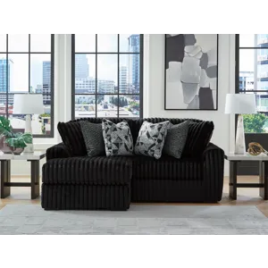 Midnight-Madness 2-Piece Sectional with Chaise