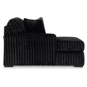 Midnight-Madness 3-Piece Sectional with Chaise