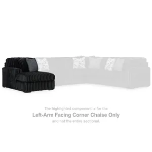 Midnight-Madness Left-Arm Facing Corner Chaise