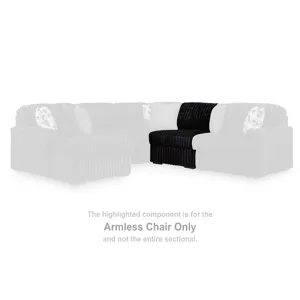 Midnight-Madness Armless Chair