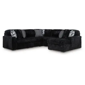 Midnight-Madness 6-Piece Sectional with Chaise