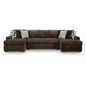 Midnight-Madness 3-Piece Sectional with Chaise