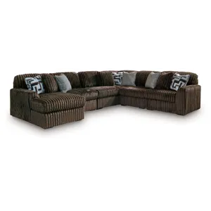 Midnight-Madness 6-Piece Sectional with Chaise