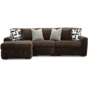 Midnight-Madness 3-Piece Sectional with Chaise